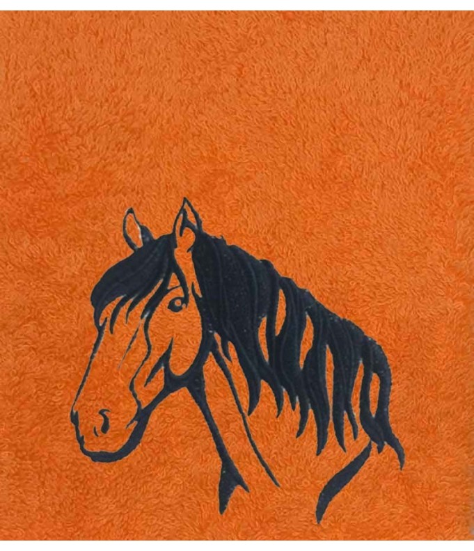 Drap de bain cheval