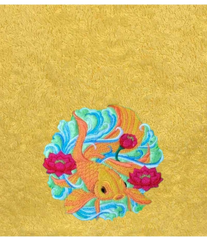 Drap de Bain Poisson Personnalisé