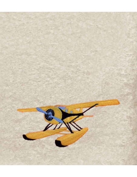 Drap de Bain Avion Personnalisé 70X140
