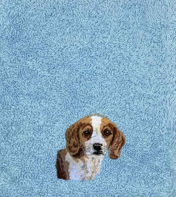 Drap De Bain Bebe Beagle Personnalise