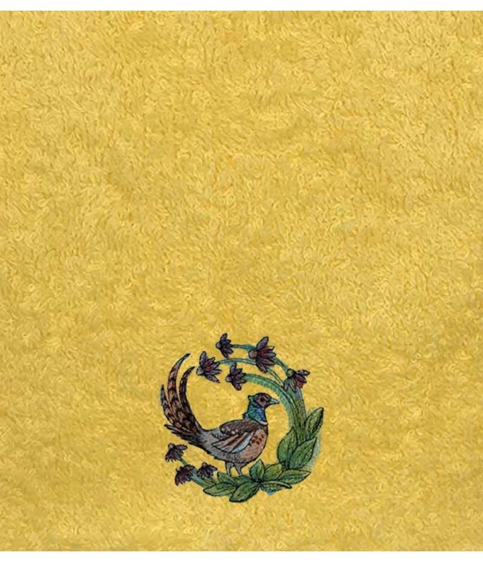 Drap de Bain Faisan 2 Personnalisé