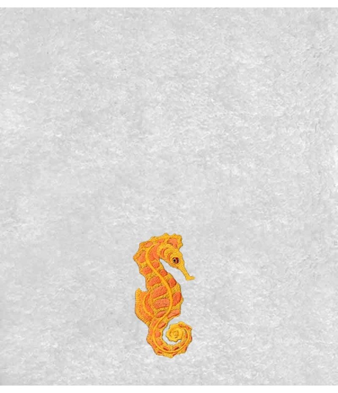 Drap de Bain Hippocampe Personnalisé