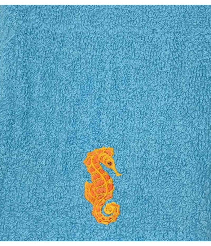 Drap de Bain Hippocampe Personnalisé