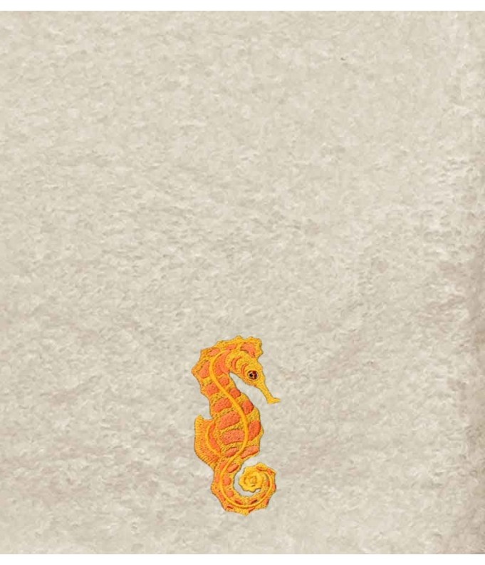 Drap de Bain Hippocampe Personnalisé