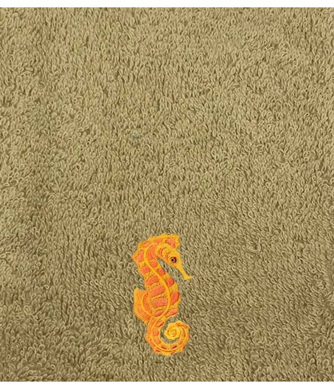 Drap de Bain Hippocampe Personnalisé