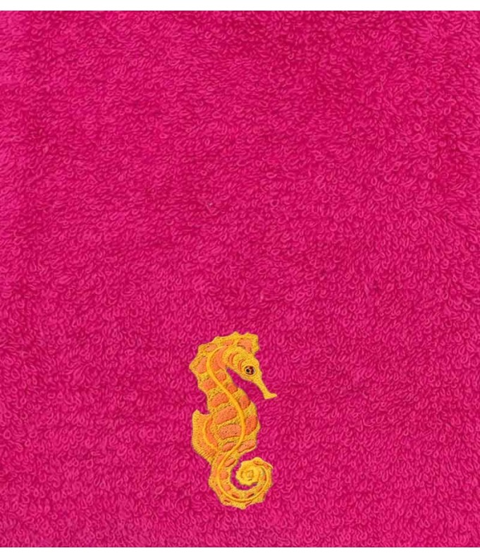Drap de Bain Hippocampe Personnalisé