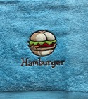 Drap de Bain Hamburger Personnalisé