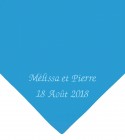 Foulard personnalisé par broderie (6 couleurs de foulard)