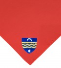 Foulard rouge Blason 1 (sans personnalisation)