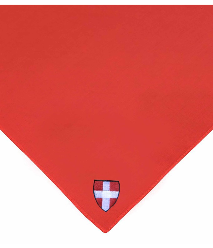 Foulard  croix savoie brodé personnalisé
