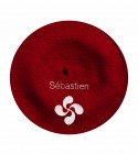 Béret croix basque  personnalisé