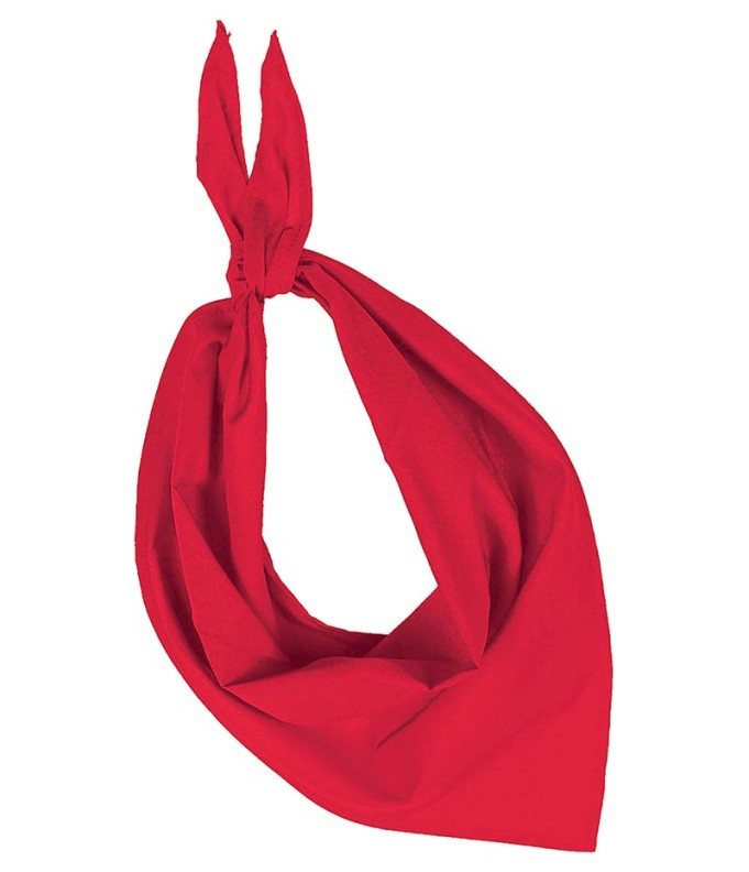Foulard rouge croix basque personnalisé
