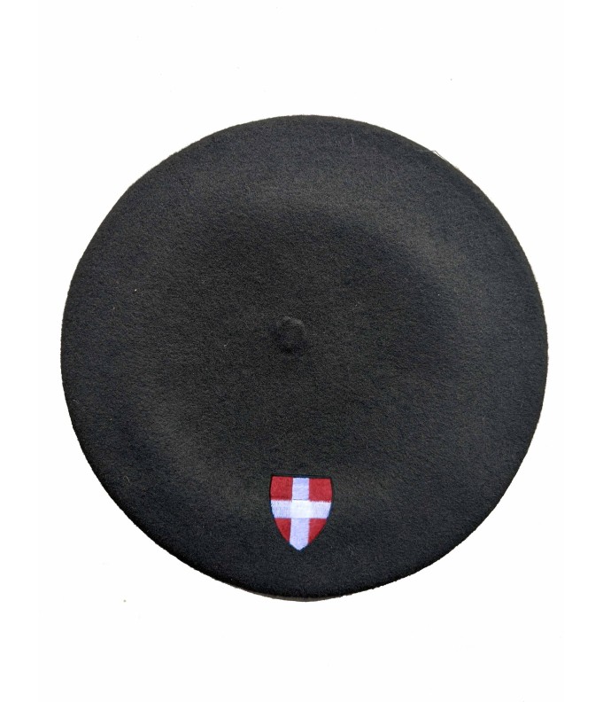 Béret savoyard noir fabriqué à Bayonne et...