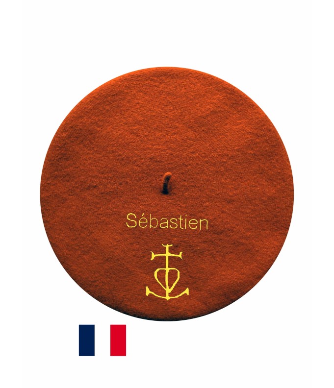 Béret croix camarguaise fabriqué à Bayonne et...