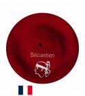 Béret tête de Maure fabriqué à Bayonne et  personnalisé à Osses