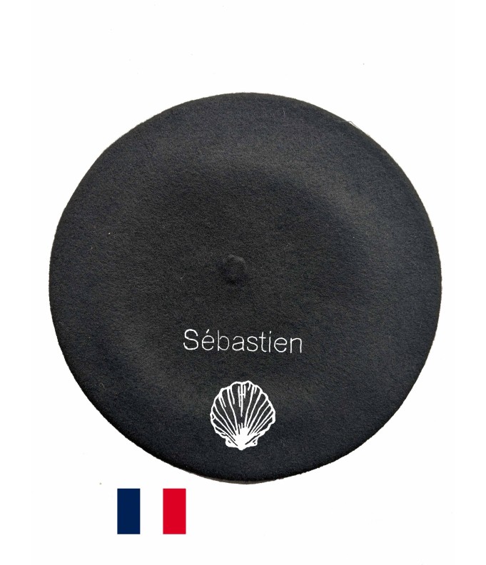 Béret coquille fabriqué à Bayonne et...