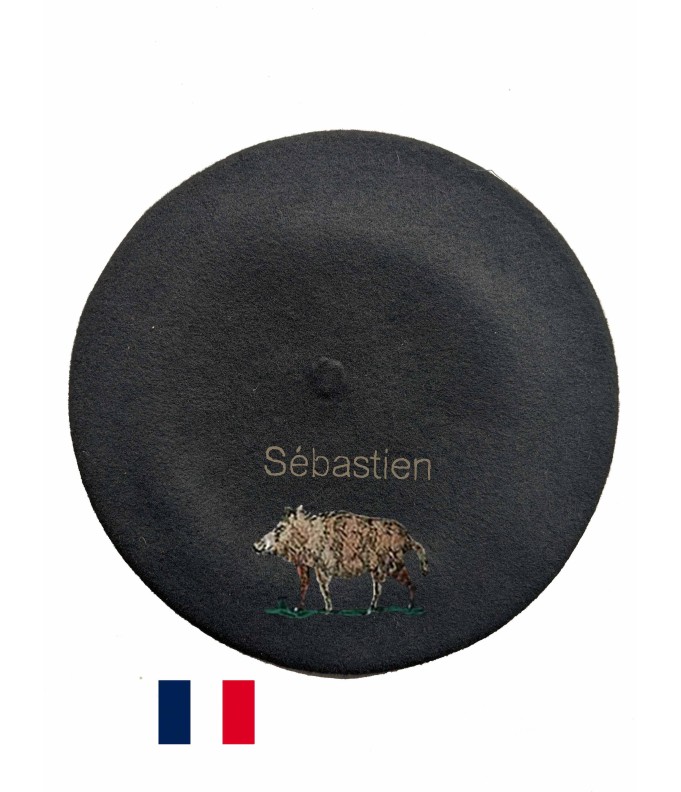 Béret sanglier 4 fabriqué à Bayonne et...