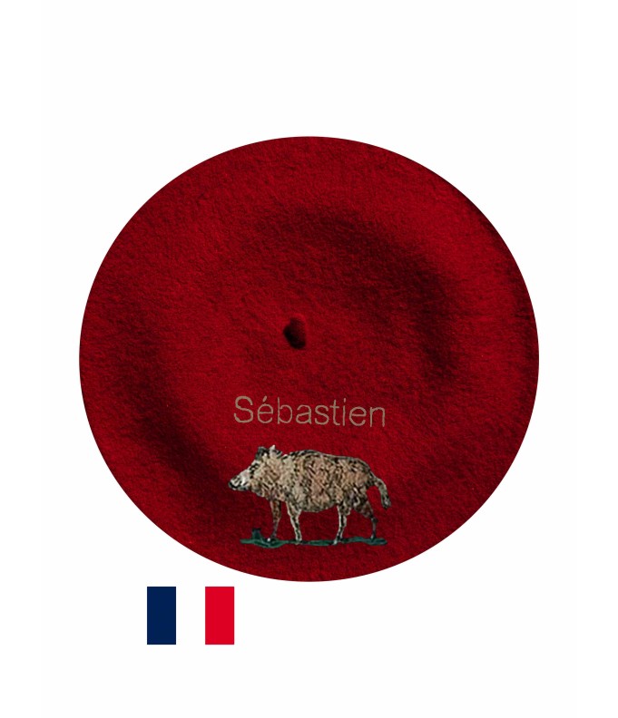 Béret sanglier 4 fabriqué à Bayonne et...