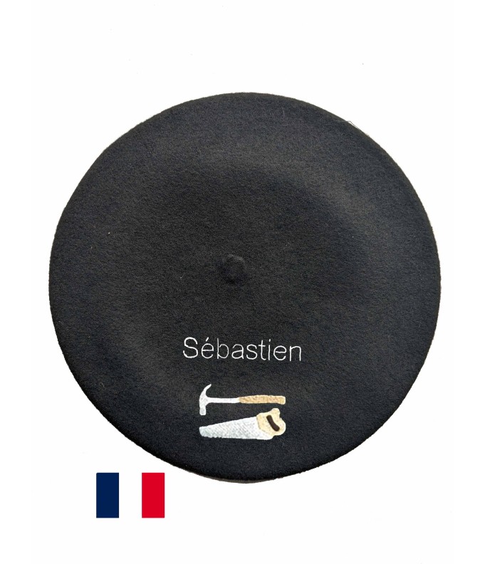 Béret Charpentier fabriqué à Bayonne et...