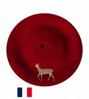 Béret Chevreuil fabriqué à Bayonne et personnalisé à Osses