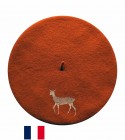 Béret Chevreuil fabriqué à Bayonne et personnalisé à Osses