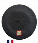 Béret Bourgogne noir fabriqué à Bayonne