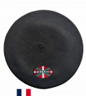 Béret Euskadi noir fabriqué à Bayonne