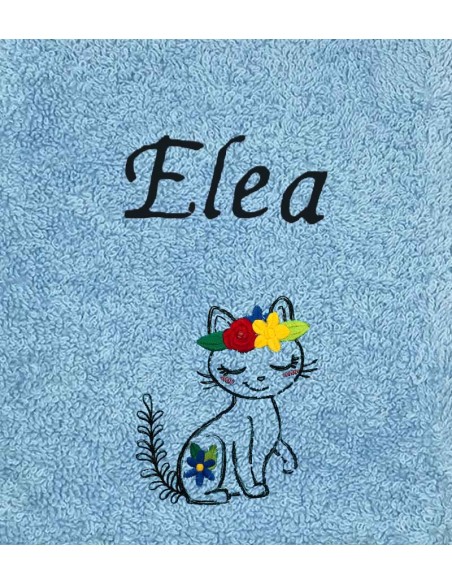 Drap de Bain Chat 30 Personnalisé 70X140