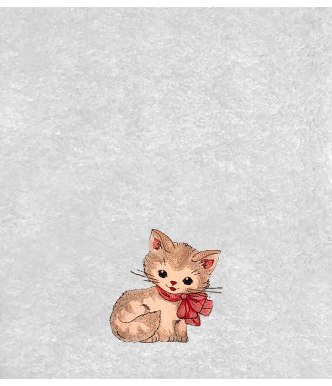 Drap de Bain Chat 34 Personnalisé 70X140