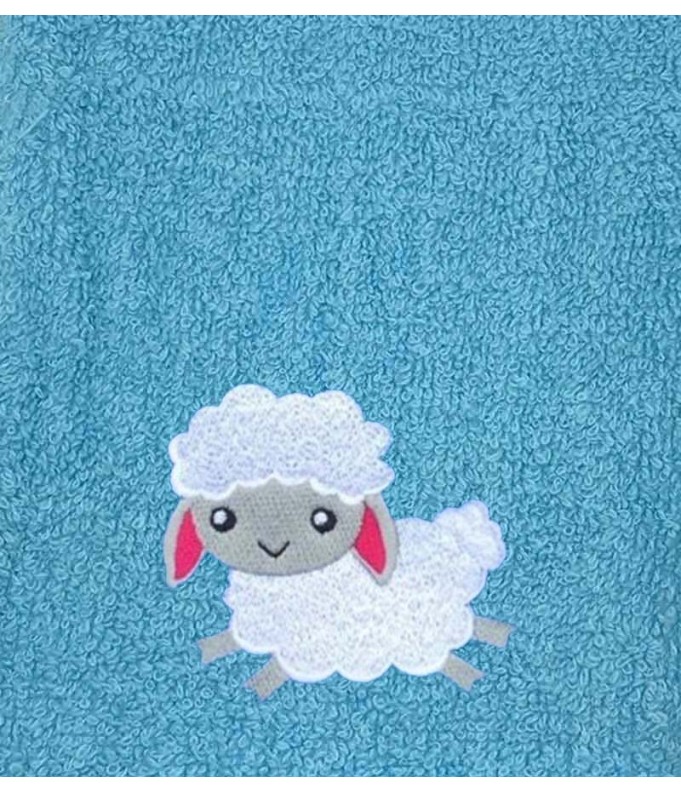 Drap de Bain Agneau Personnalisé 70X140