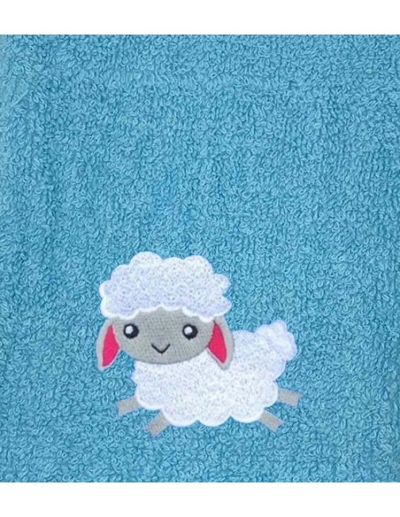 Drap de Bain Agneau Personnalisé 70X140