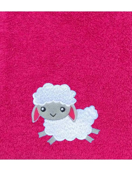 Drap de Bain Agneau Personnalisé 70X140