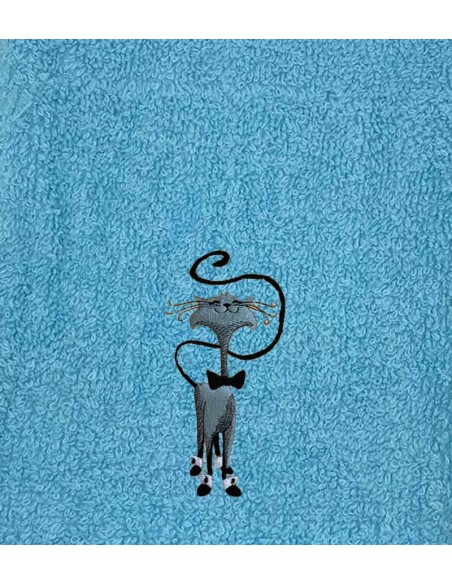 Drap de Bain Chat 24 Personnalisé 70X140