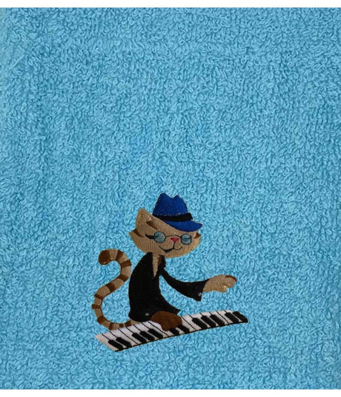 Drap de Bain Chat 14 Personnalisé 70X140