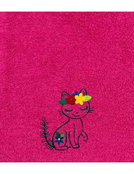 Drap de Bain Chat 30 Personnalisé 70X140