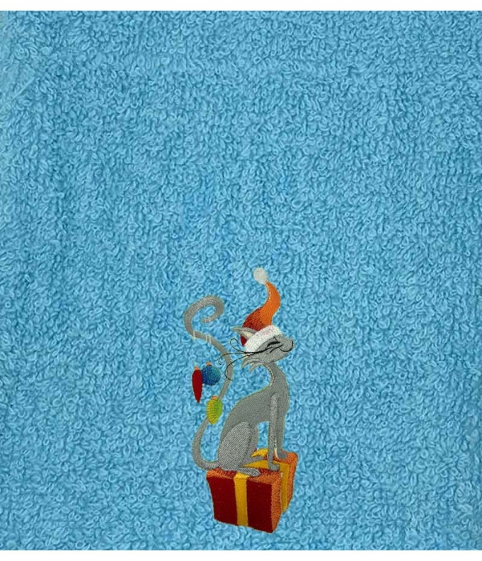 Drap de Bain Chat 36 Personnalisé 70X140