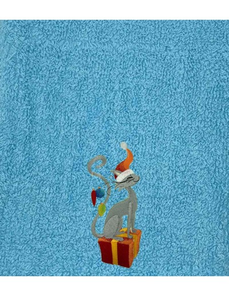 Drap de Bain Chat 36 Personnalisé 70X140