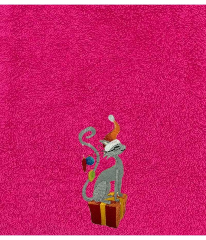 Drap de Bain Chat 36 Personnalisé 70X140