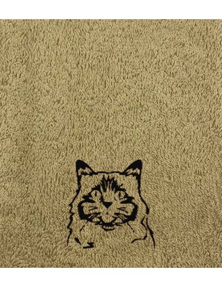 Drap de Bain Chat 28 Personnalisé 70X140