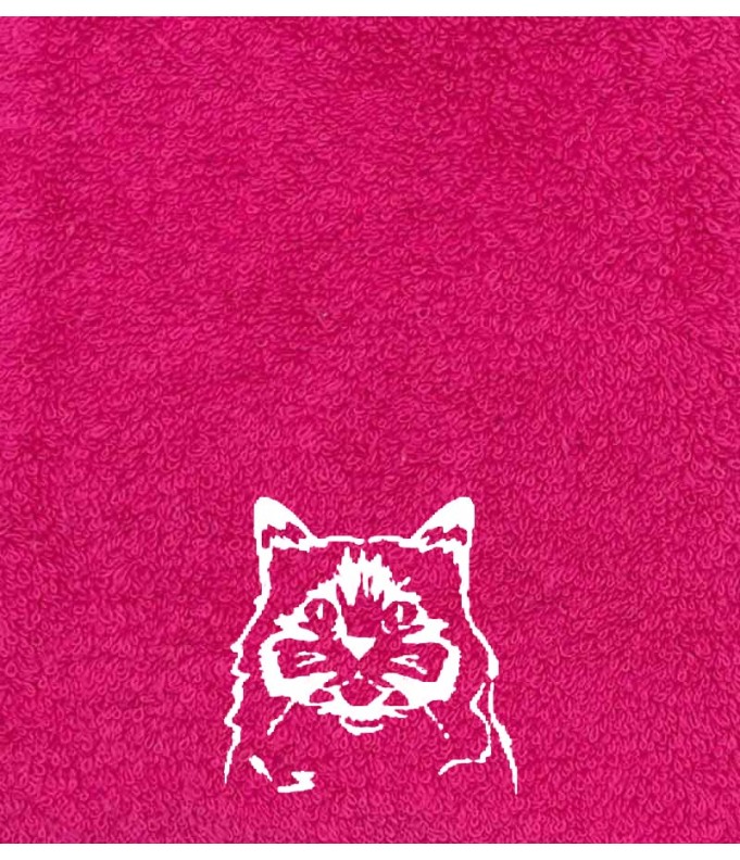 Drap de Bain Chat 28 Personnalisé 70X140