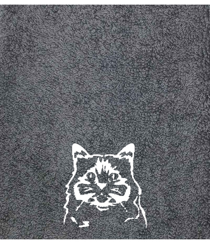 Drap de Bain Chat 28 Personnalisé 70X140