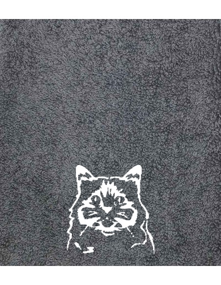 Drap de Bain Chat 28 Personnalisé 70X140