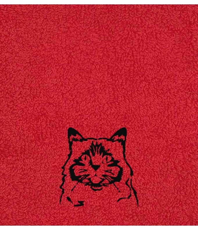 Drap de Bain Chat 28 Personnalisé 70X140