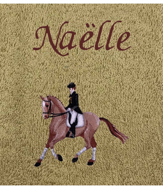 Drap de Bain Cheval 16 Personnalisé 70X140
