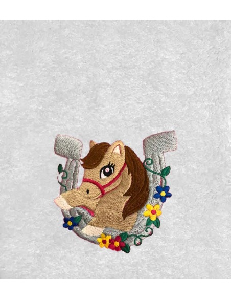 Drap de Bain Cheval 26 Personnalisé 70X140