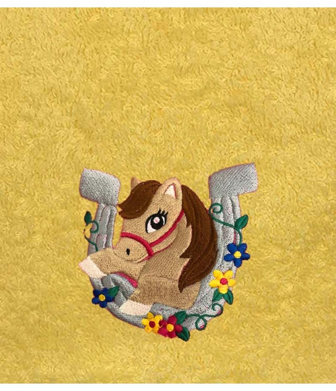 Drap de Bain Cheval 26 Personnalisé 70X140