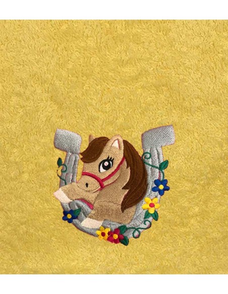 Drap de Bain Cheval 26 Personnalisé 70X140