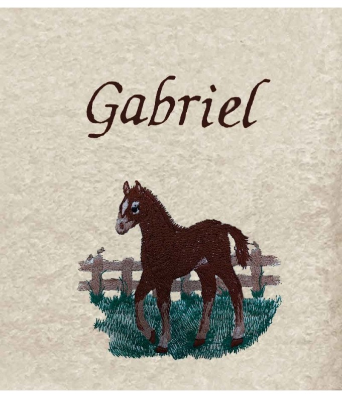 Drap de Bain Cheval 20 Personnalisé 70X140