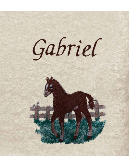 Drap de Bain Cheval 20 Personnalisé 70X140