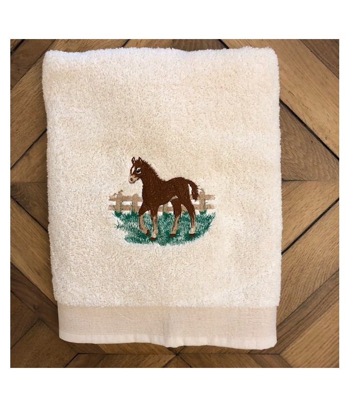 Drap de Bain Cheval 20 Personnalisé 70X140